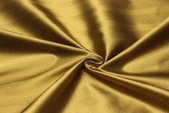 100%silk Gold Stripe Silk Fabric by the half of yard F354