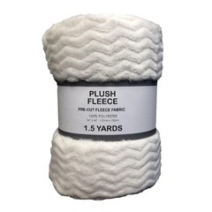RTC Fabrics Chevron Fleece 60″ x 1.5 yd 100% Polyester Pre-cut Fleece Fabric