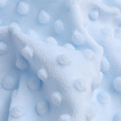 Minky Dot Fabric by The Yard 3D Plush Fleece Quilting Soft Craft Material for