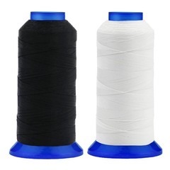 Selric [1460Yards/Black+White] Pack of 2 Tex T135 #138 420D/3, Black+White