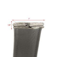 Malibu Boat Binding Pull Strap | Light Graphite 1 Inch Vinyl (YD)