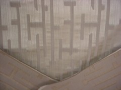 6-1/4 Scalamandre SC00126969 Tableau Silver Mauve Silk Lattice Upholstery Fabric