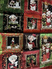 Christmas Song Panel by Loralie Harris for Loralie Designs, Christmas theme
