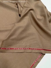 Beige Cashmere Wool & Silk Suiting Fabric Piacenza PANAREA Sand Camel 3.80 meter