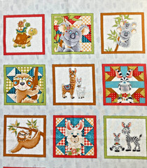 “Our Greatest Gift” Block Panel Cotton Quilt fabric Henry Glass 783P