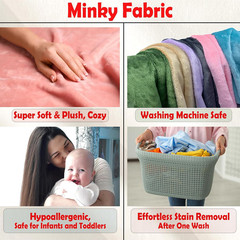 | Minky Fabric | Plush, Super Soft, Cuddle | Solid Minky | by the Yard | 60″ Wid