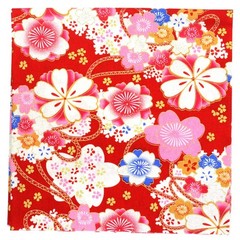 5 PCS Cotton Craft Fabric Bundle Squares 20×20 Inch 50x50cm Japanese Style