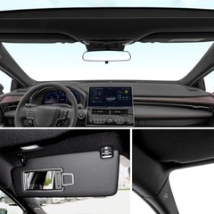 Suede Auto Headliner Fabric with Foam Backing – Tube 122″ L × 60″ W Black
