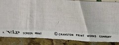 Vintage Cranston Print Works VIP Cut And Sew Garden Birds Apron Panel