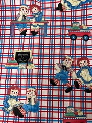 VTG Daisy Kingdom # 1756 Raggedy Ann & Andy “Back to School Applique” BTFQ