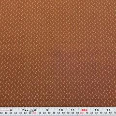 Paint Box Up-Date by Thimbleberries RJR Brown Cotton Fabric Remnant 17″ x 44″