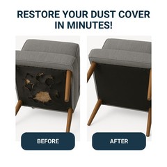 60 Inch Black Upholstery Cambric Dust Cover Fabric Replacement
