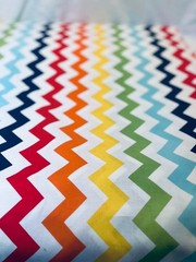 LAST FAT QTR 18”x22” Riley Blake Multicolor Chevron C320 Zigzag Quilt Fabric