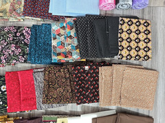 🔥🔥QTY 133 – Hand Curated FAT EIGHTHS Quilt Fabric Bundle Lot