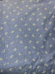 4Yards Novelty Print Chambray Fabric Bows Dot Gertie Gretchen Hirsch Joann