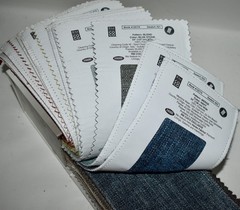 FABRIC SAMPLE BOOK Multi-Color SYNTHESIZE Performance Solids 67pc LOT Upholstery