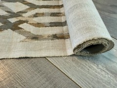 Material Aztec design 62 x 53 Browns Beige Linen Blend 5 Ft x 53