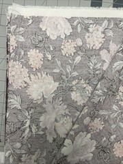 Better Homes & Gardens Traditional Floral Purple Cotton Fabric 3 Yds 32” x 54”