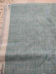 Emmy Grace Art Gallery Fabrics by Bari J Blue Tiny Houses Cotton Print BTHY