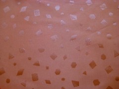 Terrific TERRACOTTA CLAY CINNAMON Tone on Tone Light Weight Print TAFFETA Fabric
