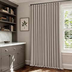 70 Inch Wide Blackout Curtains 96 Inches Long Pinch Pleated Burlywood Birch |…
