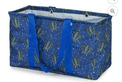 VP Home Women’s Reusable and Eco-friendly Fabric Sea Turtles Bag, Blue