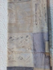 TexoPrint Vtg Home Fabric Abstract Shades in Beige Gold Silver 20″ W Netherlands
