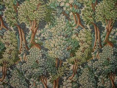 Tapestry Curtain Upholstery Fabric Woodland Forest Tree Cushion 15 Metre Roll