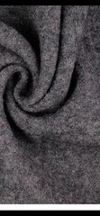 $26 for 2 Yards – Real Wool Quality (Flannel) Fabric – Heather Med Gray Color