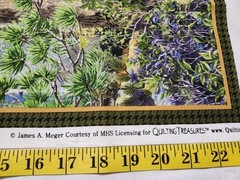 Lot 6 Wildlife Panels Safari Animals Woodland Cotton Fabric Bundle