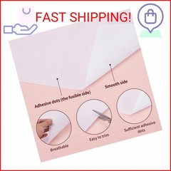 Light Weight 12″X 30 Yards Fusible Interfacing for Sewing,Iron-On Non-Woven Inte