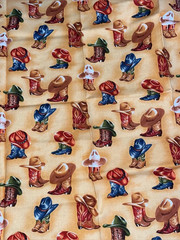 8 Fat Quarters – Assorted Western Cowboys Out West Horses Rodeo Fabric