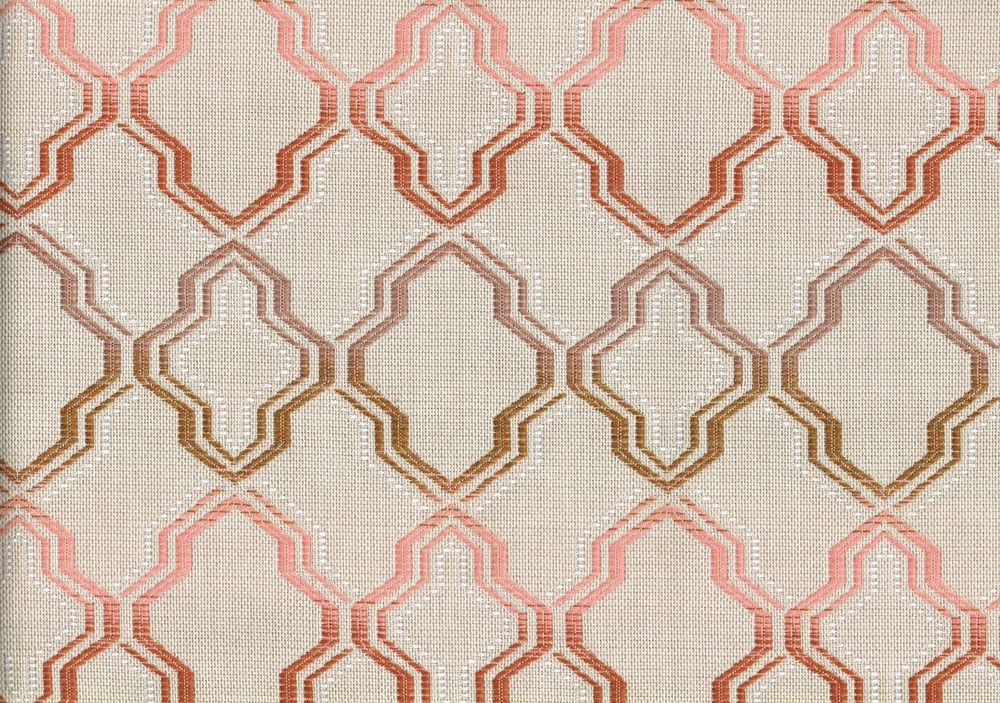 6 Yds Sunbrella Fabric Cinnamon Pink Woven 100% Solution Dyed Acryle Upholstery