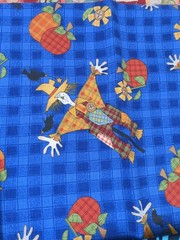 Lot of 12, Fabric, floral, animal print, leaves, veggies, multicolor, 1lb 9oz