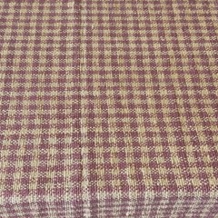 Koplavitch & Zimmer Anneker Check Mulberry 100% Silk Upholstery Fabric 54″ W