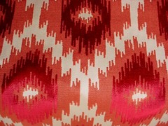 4-1/8 yards Lee Jofa / Mulberry FD677 Burr Velvet Ruby Drapery Upholstery Fabric