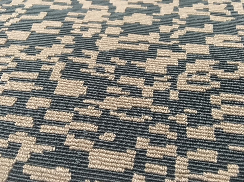 Larsen Heavy Abstract Epingle Upholstery Fabric- Robinson Ocean 8.10 yd L9081-06