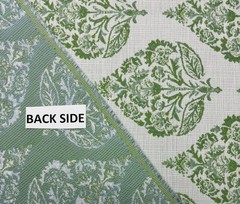 BALLARD DESIGNS SUNBRELLA RAMARA GREEN LEAF PERFORMANCE FABRIC BY YARD 54″W