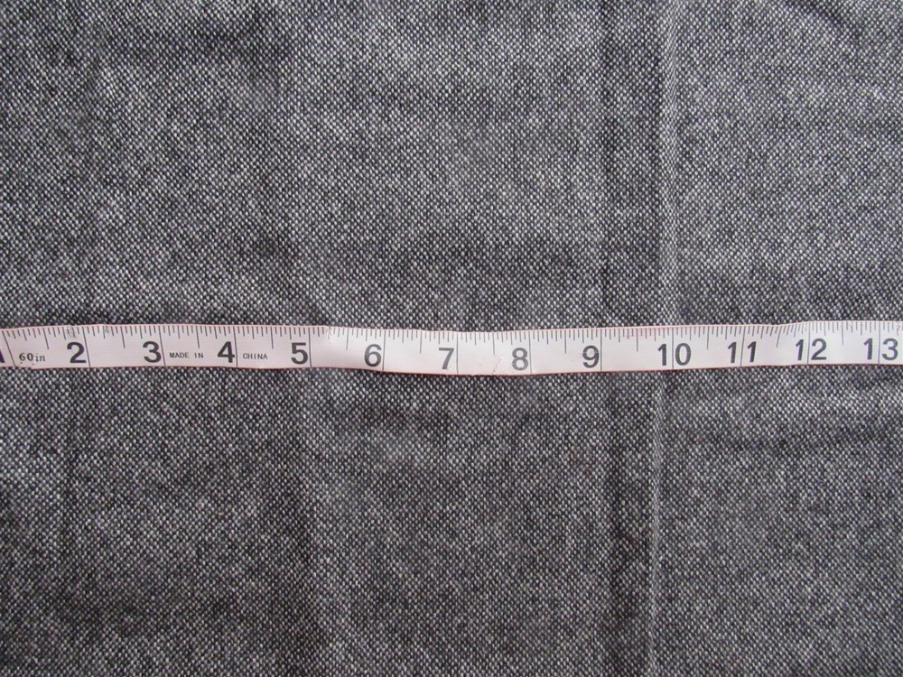3/4 yd x 62″ Grey Tweed Cashmere Woven by Johnstons of Elgin for Roger La Viale