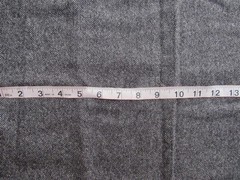 3/4 yd x 62″ Grey Tweed Cashmere Woven by Johnstons of Elgin for Roger La Viale