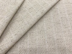 Thibaut Crypton Upholstery Fabric- Hamilton Herringbone / Linen 18.75 yds W80678