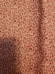 Cranston Village Calico Print Cotton Fabric Rose Pink Tiny Flowers 1 Yd of 45″