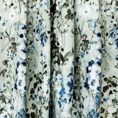 Snow Garden Printed Cotton Fabric By The Yard, Printed Cotton Fabric Upholstery