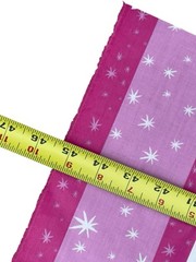 Barbie Fabric 2001 by Mattel 72 X 45 Inches Cotton Squares Pink Hearts