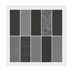 Steel Gray & Black JELLY ROLL: 20) 2 1/2″ x 44″ Strips, 100% Cotton Fabric