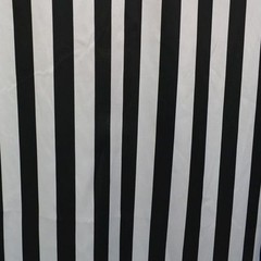 15 Yards Black White Stripe satin fabric 60″ for Tablecloth Table Runner Overlay