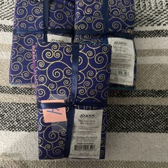 Joann Fabrics 100% Cotton Metallic Two Bundles