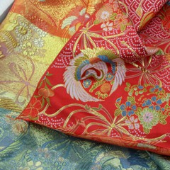 Chinese Satin Floral Fabric Cloth Handcraft DIY Material Sewing Coat Garment