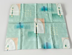 Atomic Mid century Modern Fabric Square Greens 30”X 30” Great for A Pillow