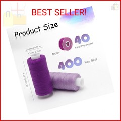 72Pcs Sewing Thread kit, 36 Assorted Colors Machine Threads with Spools, 36 Same